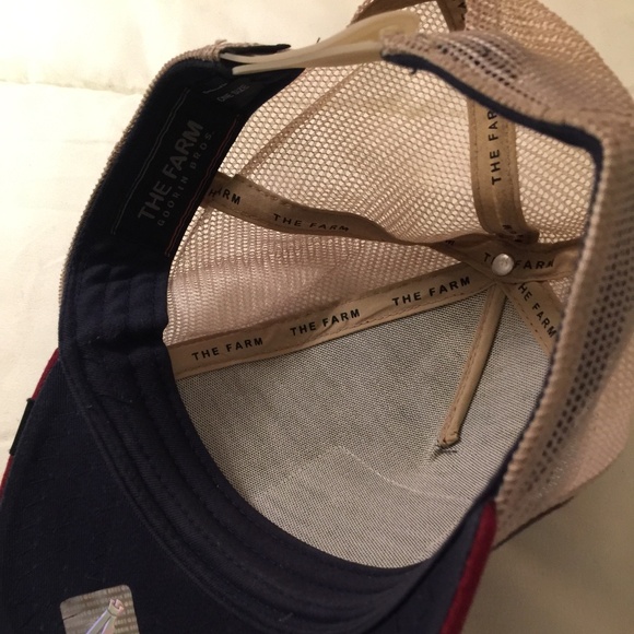 Goorin Bros, The Farm - Men’s Hat - Burgundy and Dark Blue - Pre-owned - Picture 3 of 3